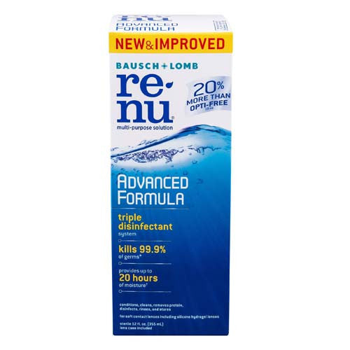 Renu Multi Purpose Contact Lens Cleaner Solution, 12 oz